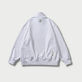 Quarter-Zip Sweatshirt - White
