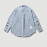 Harbor Stripe Oxford - Blue Stripe