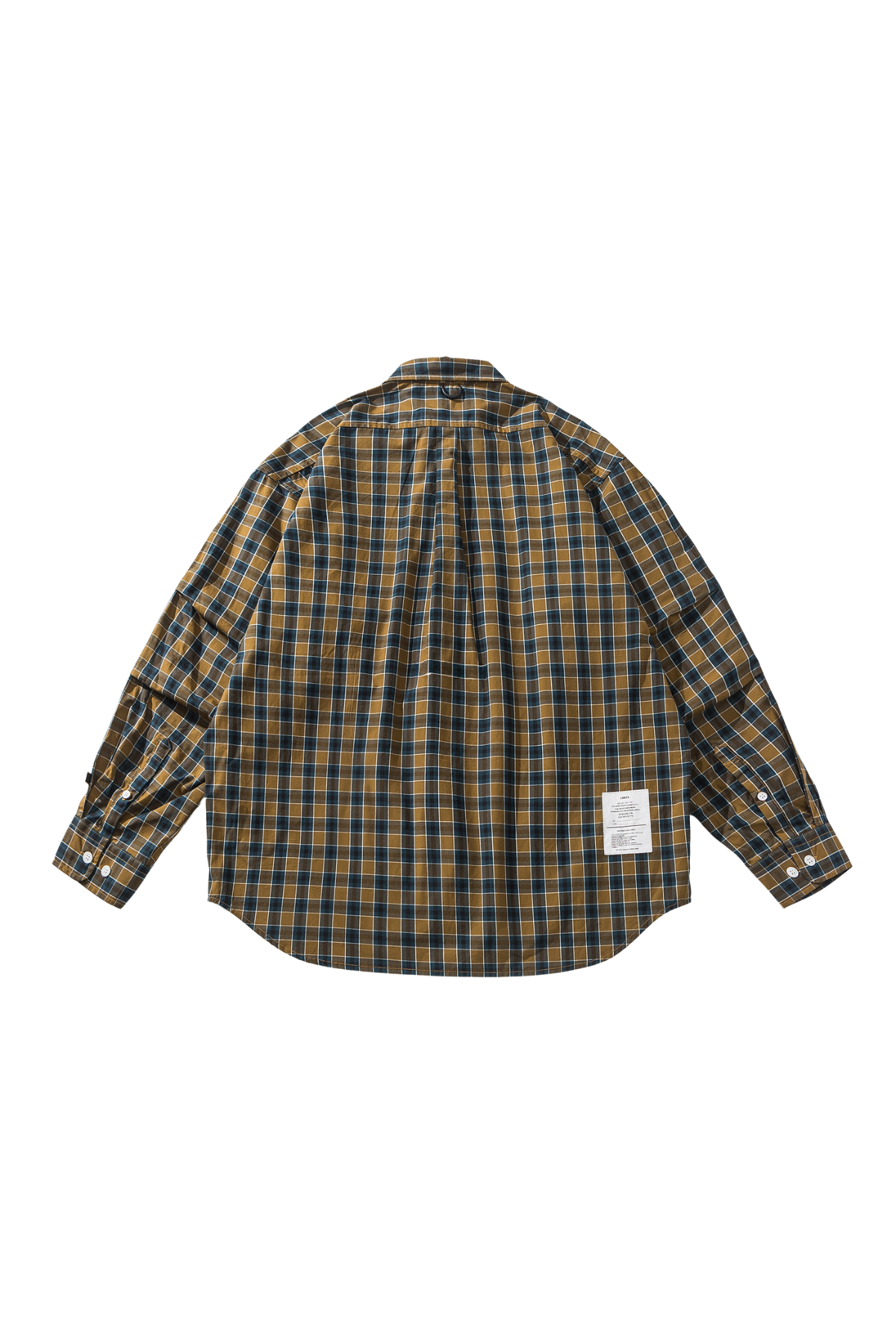 LBRTS - Plaid Long Sleeve Shirt - Yellow/Navy