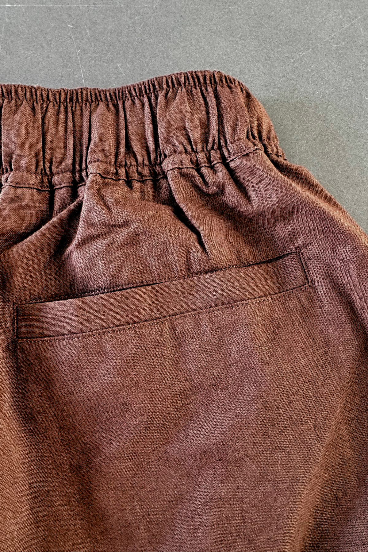 Summer Linen Shorts - Brown