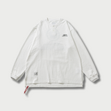 LIberaturs Henley LS Tee - White