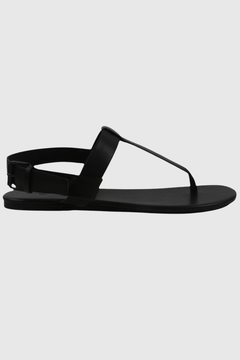 Hipland Jon Leather Slide — front view