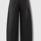 Pleated Kyoto Trousers - Black