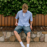 Skyline Button Up - Blue Stripe