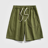 Ramie Shorts - Army