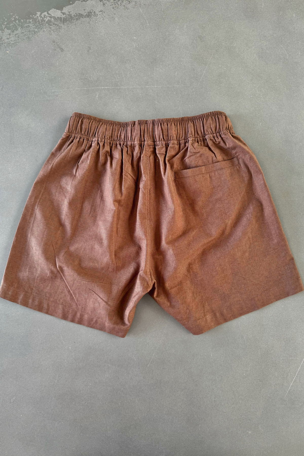 Summer Linen Shorts - Brown