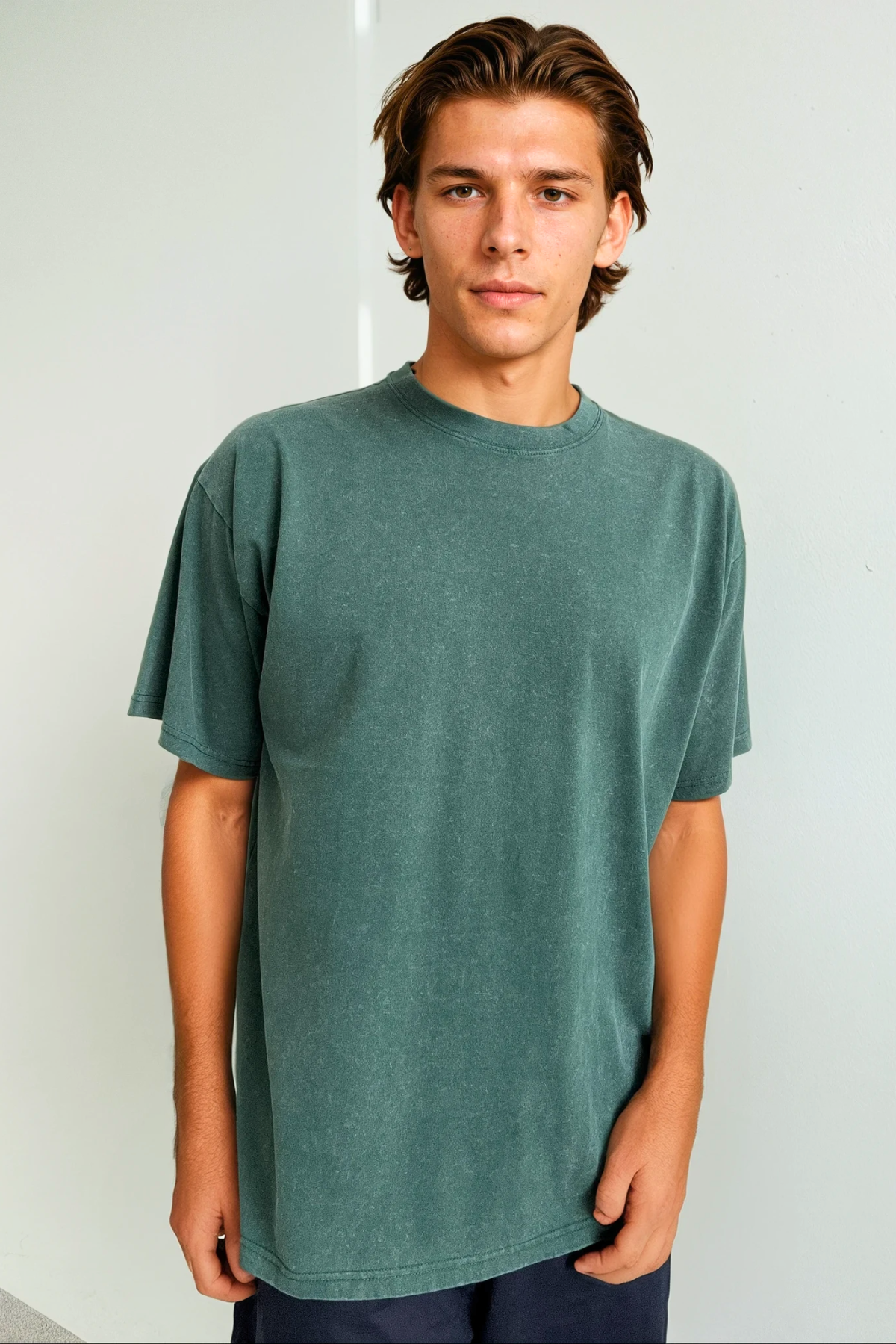 Acid Wash Tee - Green