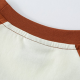 Varsity Raglan Tee - Orange