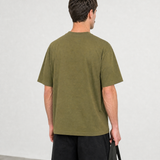 Frame Tee - Moss - model back view