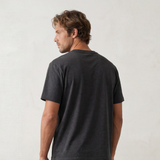 Relaxed Henley Tee - Black