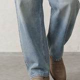 Relaxed Henley Tee - Coffee