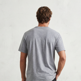 Relaxed Henley Tee - Heather Grey