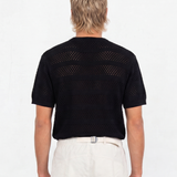 Wool Blend Tee - Black