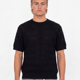 Wool Blend Tee - Black