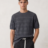 Wool Blend Tee - Grey