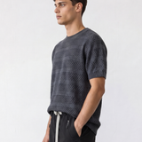 Wool Blend Tee - Grey