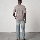 Wool Blend Tee - Khaki