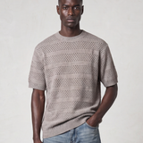 Wool Blend Tee - Khaki