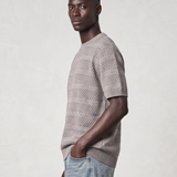 Wool Blend Tee - Khaki