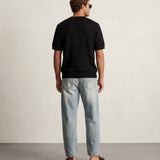 Wool Blend Tee - Black