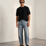 Wool Blend Tee - Black