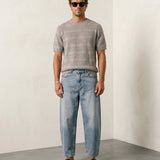 Wool Blend Tee - Khaki