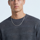 Wool Blend Tee - Grey