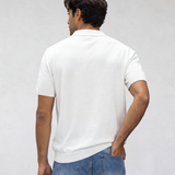 Pique Polo - White