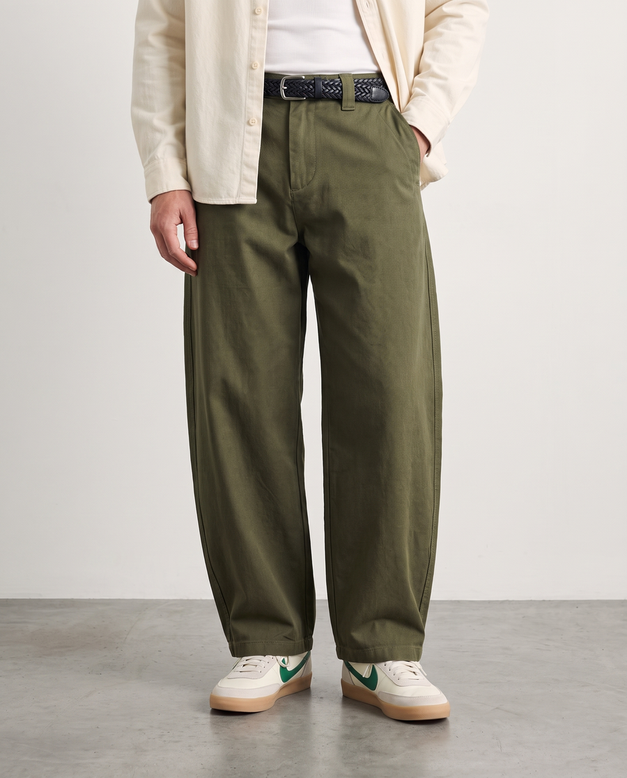 Echo Barrel Leg Pants - Army