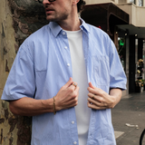 Skyline Button Up - Blue Stripe