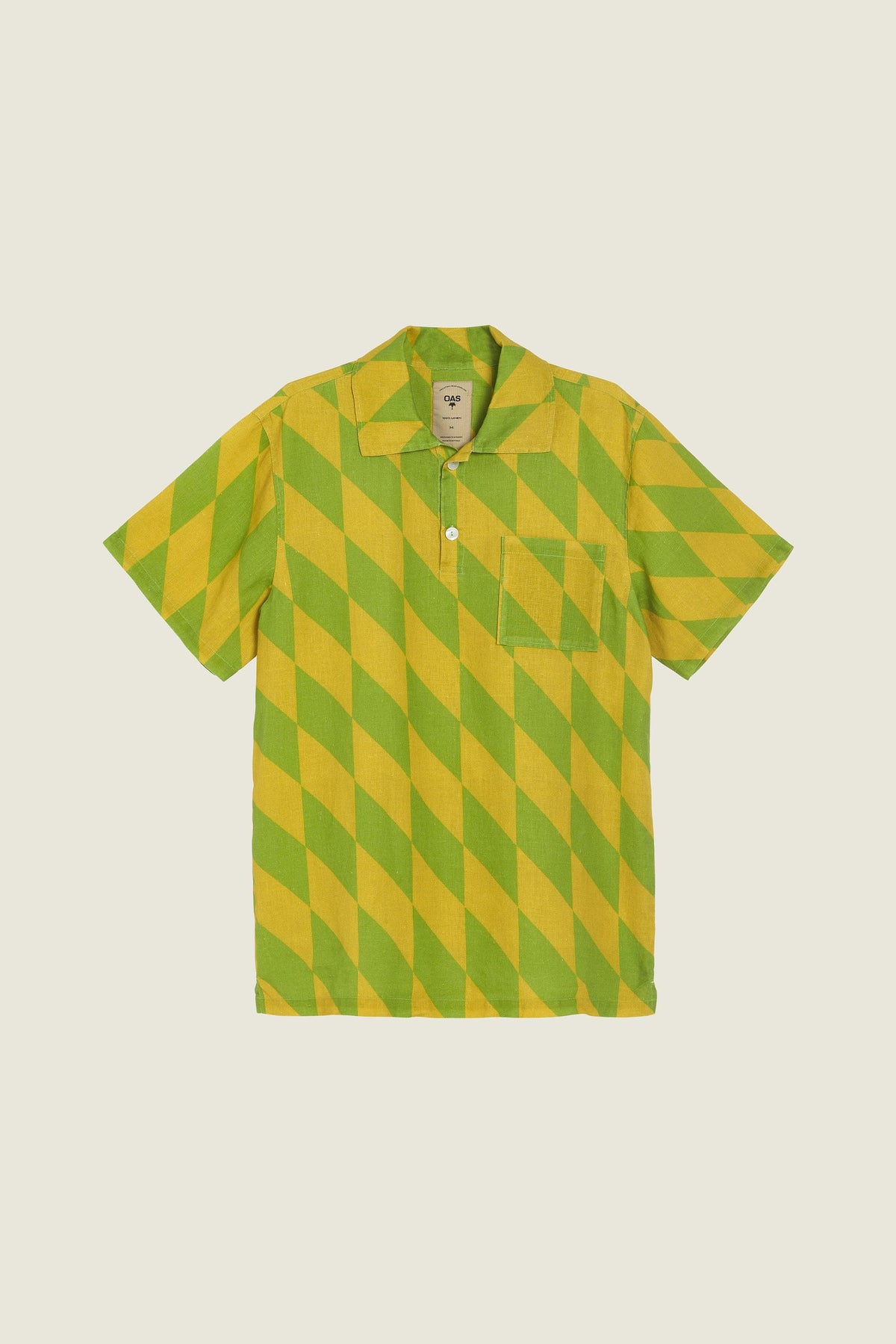 OAS Lemon Snap Girona Linen Shirt