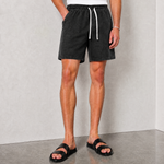 Hipland Washed All Day Shorts - Black - alternate view
