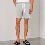 Hipland Washed All Day Shorts - Light Grey - alternate view