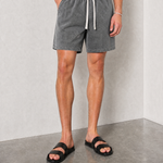 Hipland Washed All Day Shorts - Medium Grey - front view