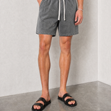 Hipland Washed All Day Shorts - Medium Grey - front view