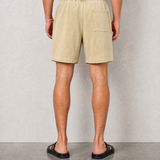 Hipland Washed All Day Shorts - Sand - back view