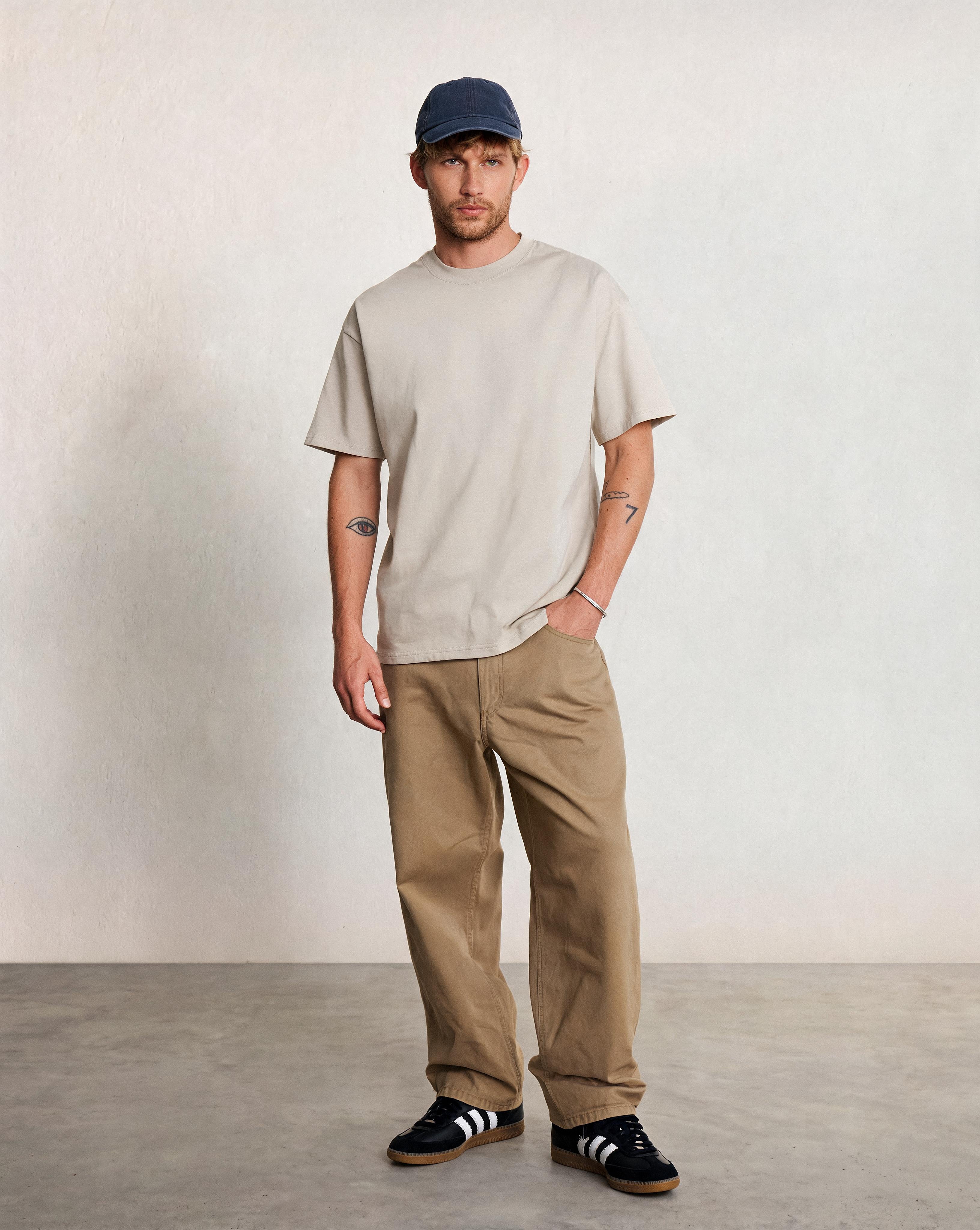 Hipland Frame Tee Grey - front