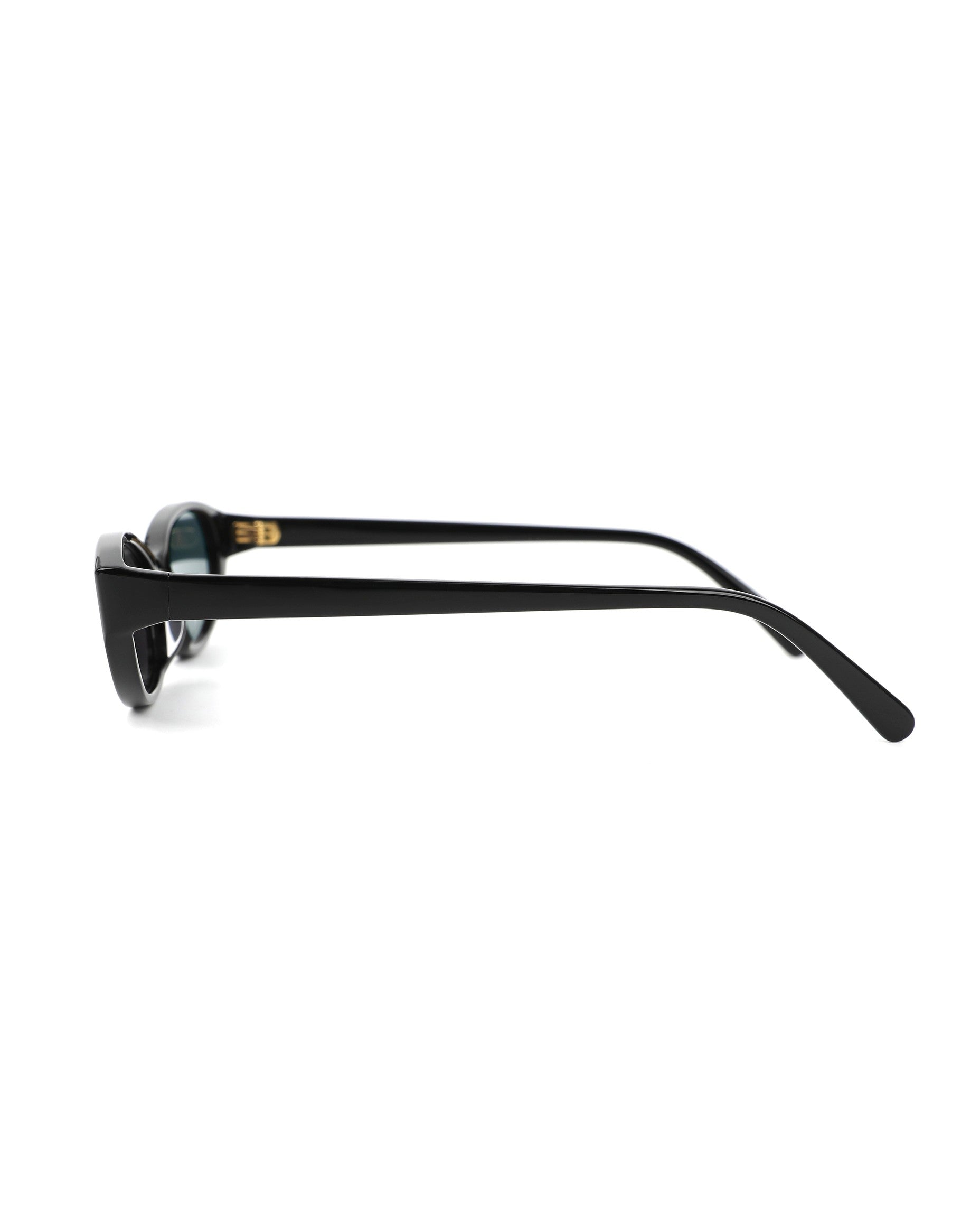 Santorini Sunglasses - Black Frame, Grey Lens