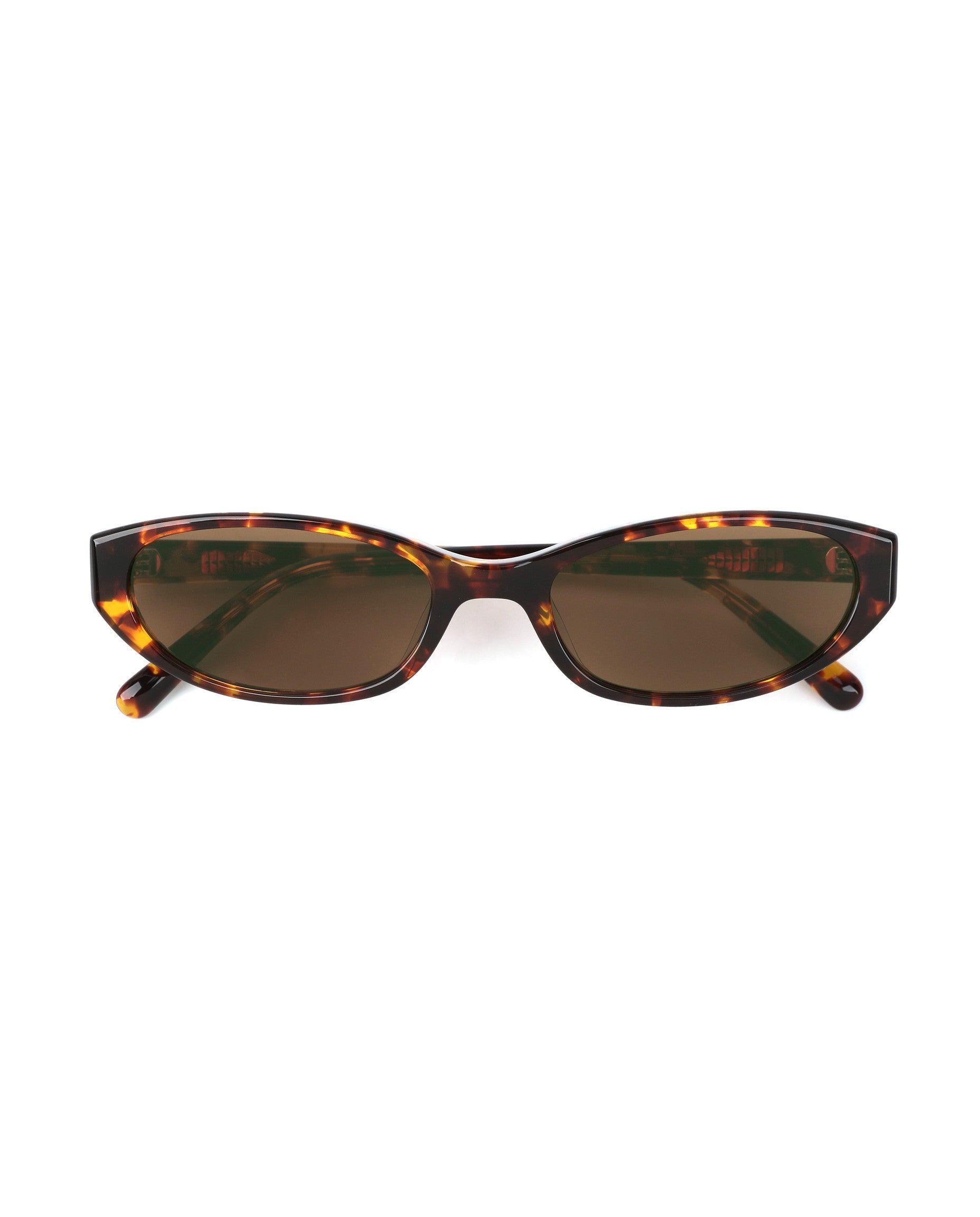 Santorini Sunglasses - Tortoise Frame, Brown Lens