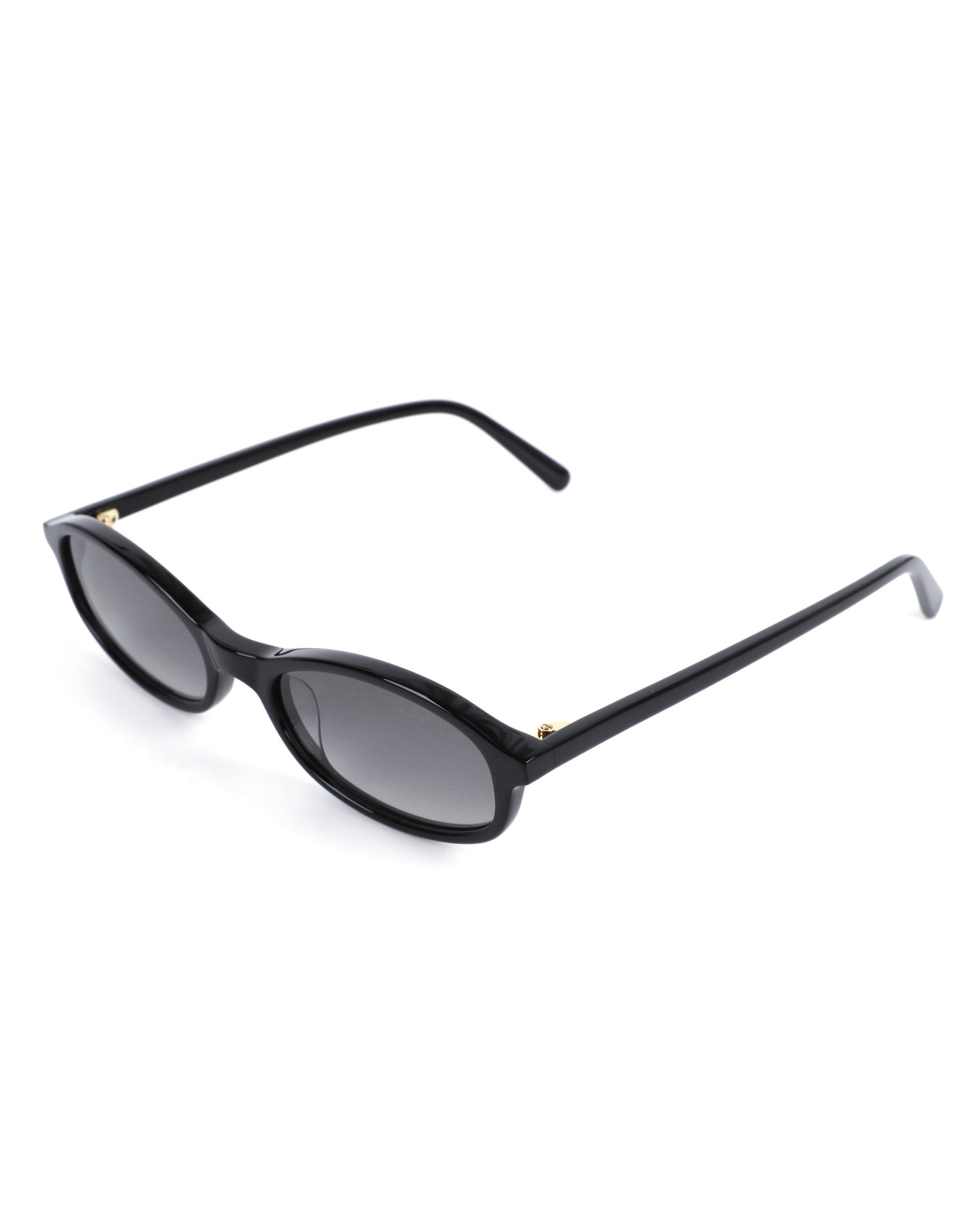 Mykonos Sunglasses - Black Frame, Grey Lens