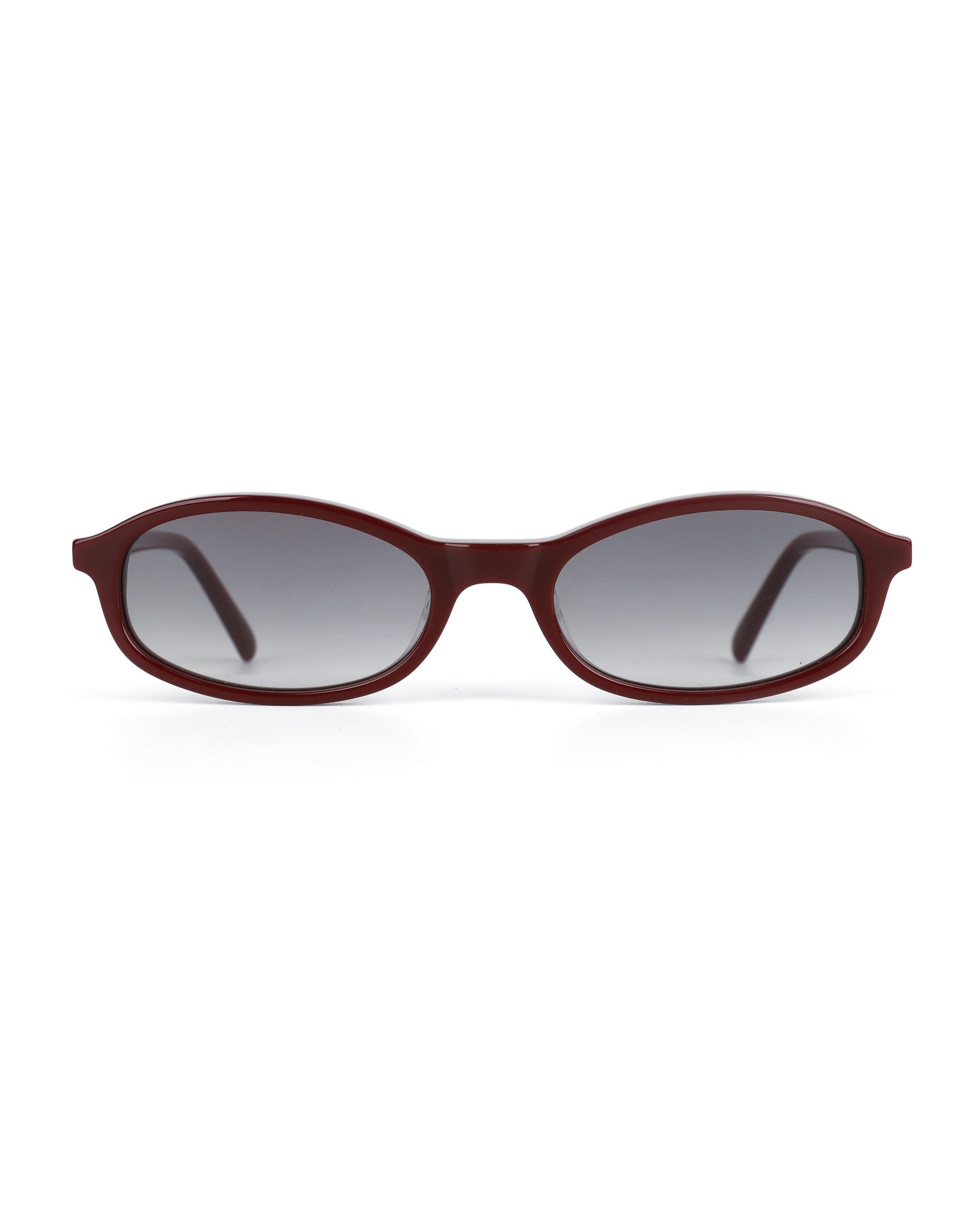 Mykonos Sunglasses - Red Frame, Grey Lens