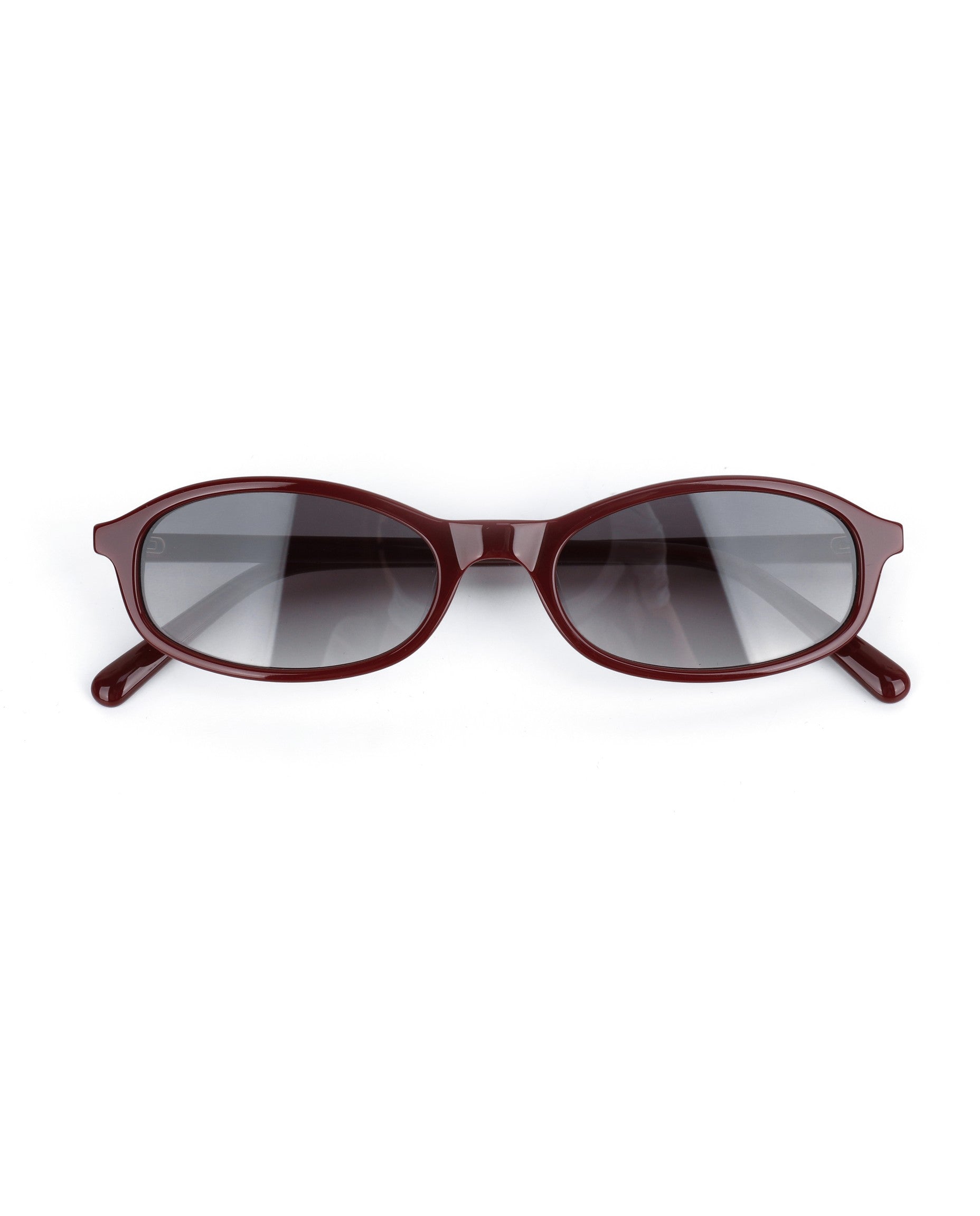 Mykonos Sunglasses - Red Frame, Grey Lens