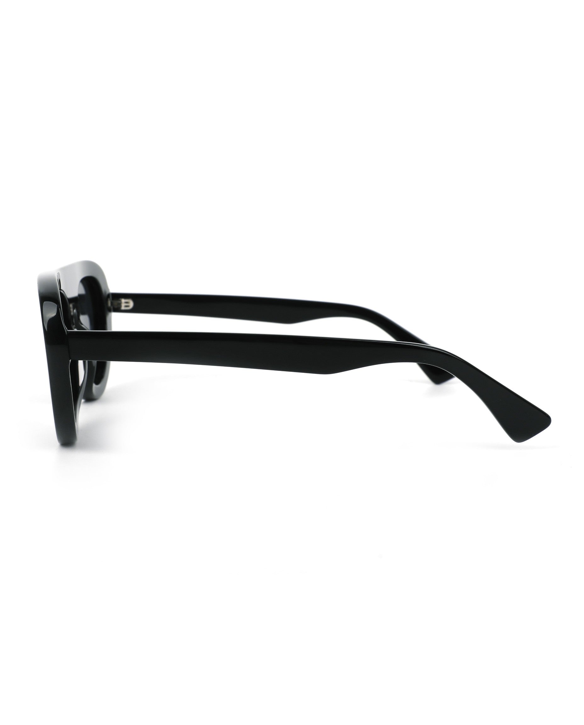 Ibiza Sunglasses - Black Frame, Grey Lens