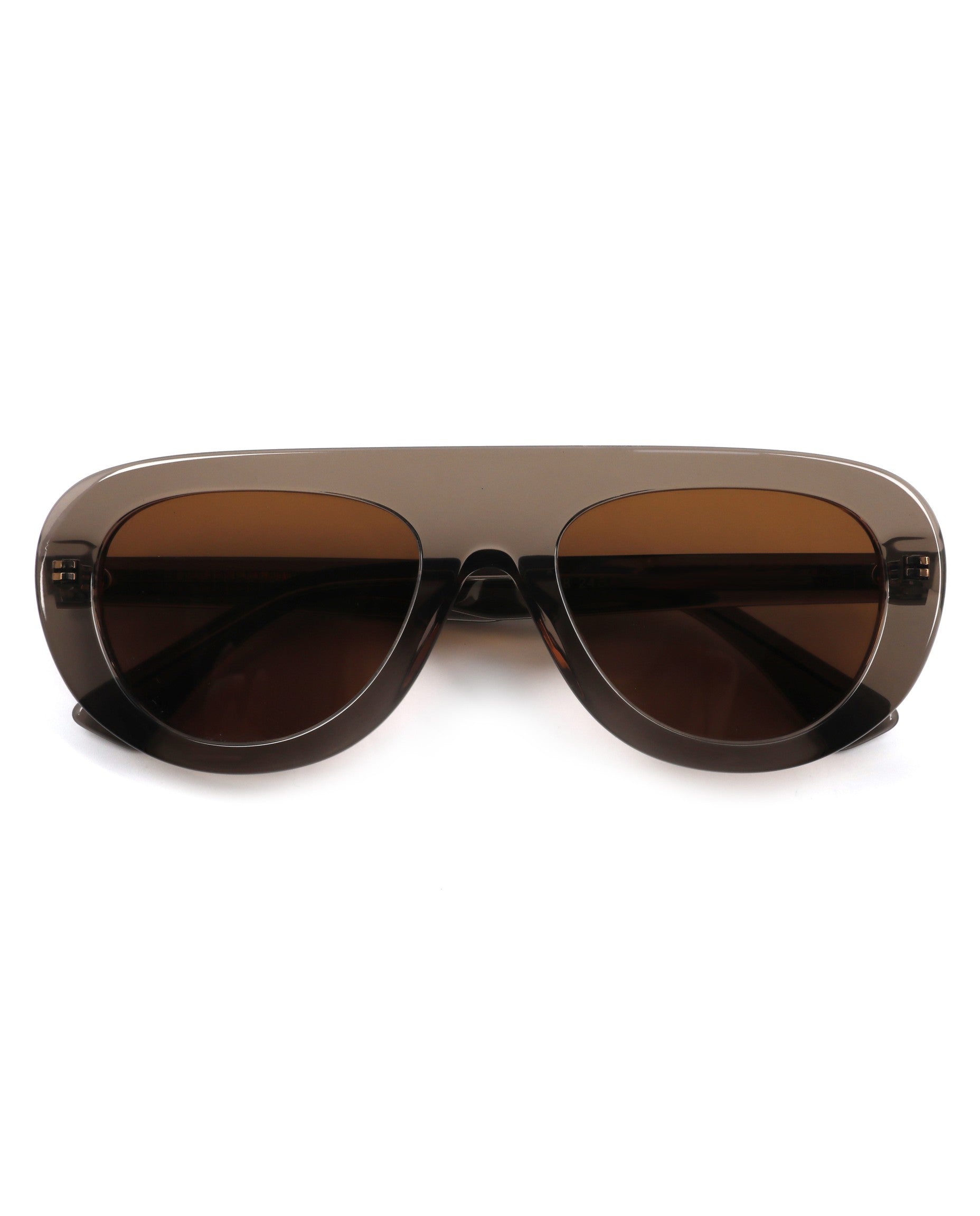 Ibiza Sunglasses - Grey Frame, Brown Lens
