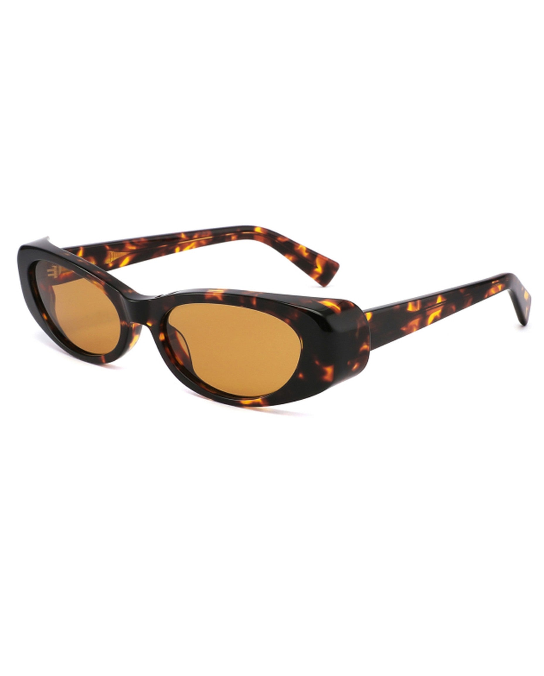 Havana Sunglasses - Tortoise Frame, Brown Lens