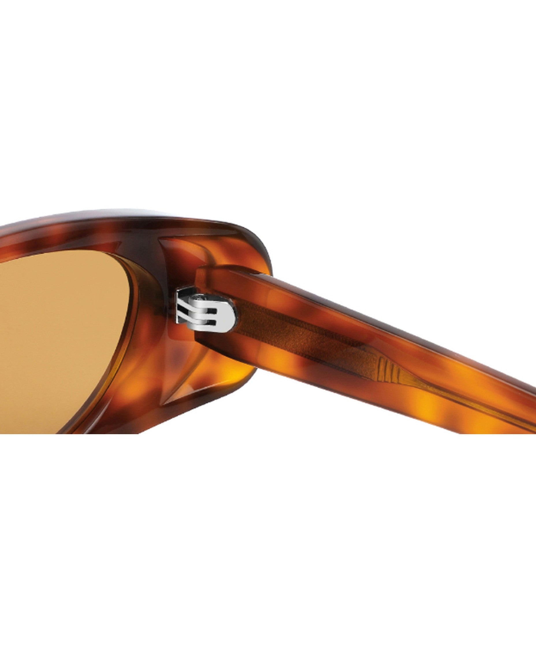 Havana Sunglasses - Yellow Tortoise Frame, Brown Lens