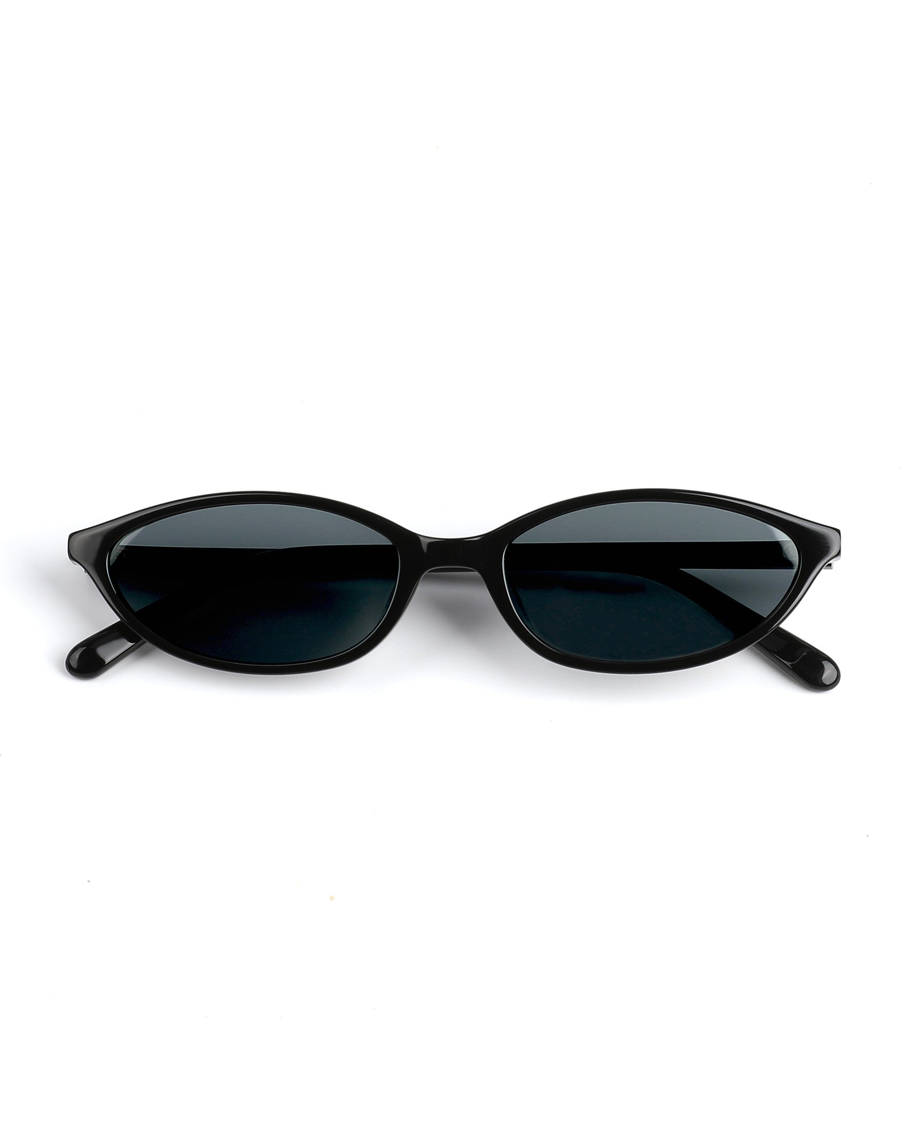 Algarve Sunglasses - Black Frame, Grey Lens