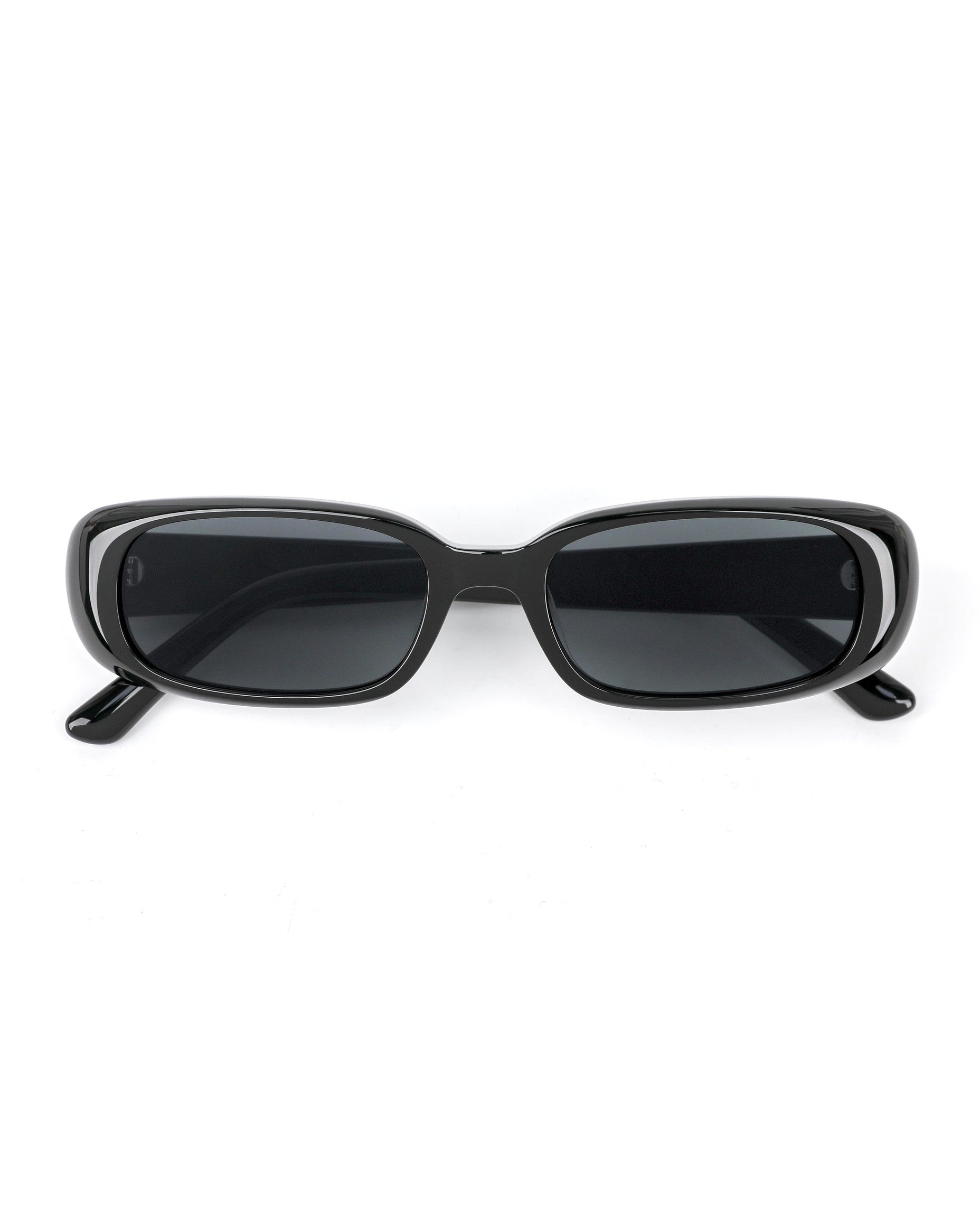 Malibu Sunglasses - Black Frame, Grey Lens