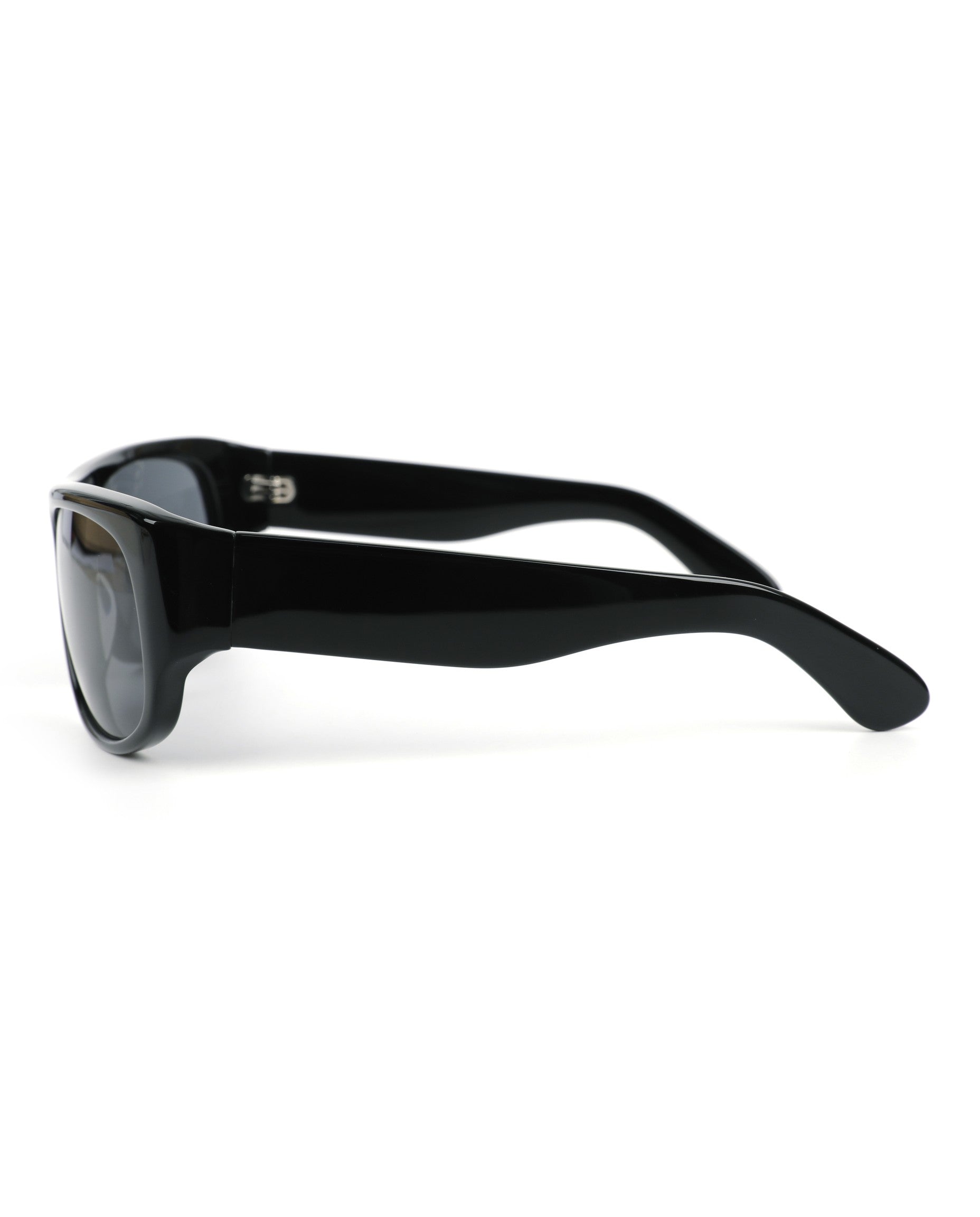Sardinia Sunglasses - Black Frame, Grey Lens