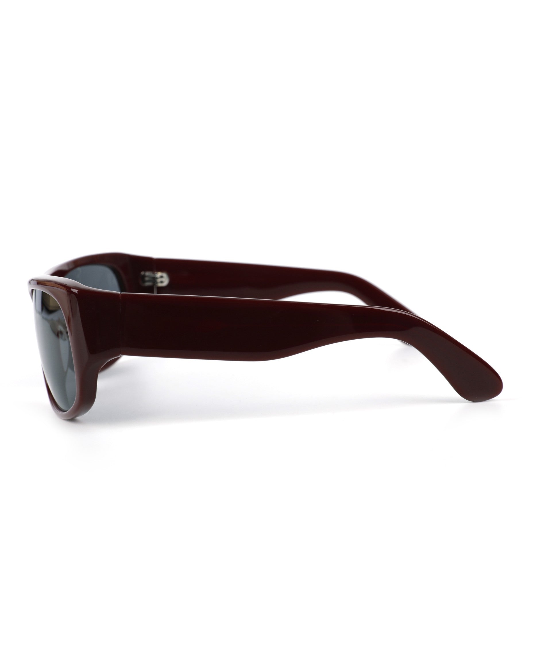 Sardinia Sunglasses - Red Frame, Grey Lens